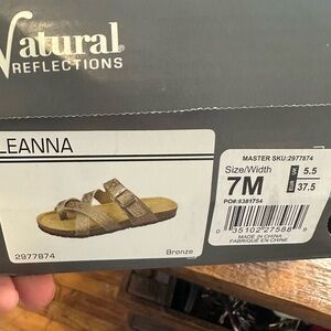 Natural Reflections Bronze Women's Sandals